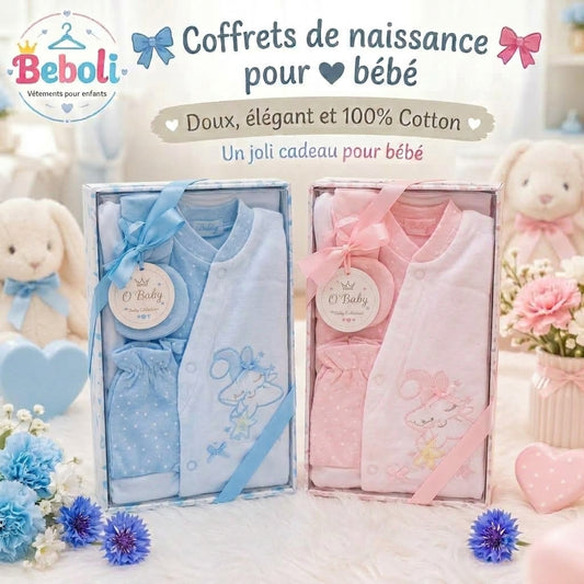 Coffret de naissance - Ensemble bébé (3 pièces)