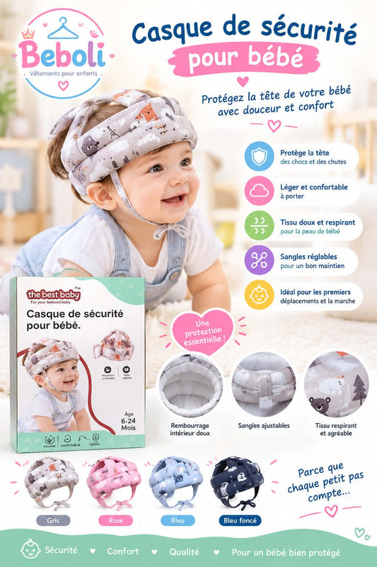 Protège tête pour Bébé - casque de sécurité